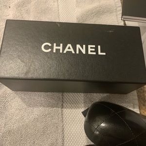 Chanel Sunglasses case with box,cloth and papers